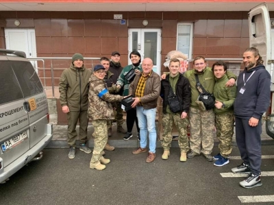 Політолог Олександр Шатхін з Одеси доправив до Києва важливий вантаж